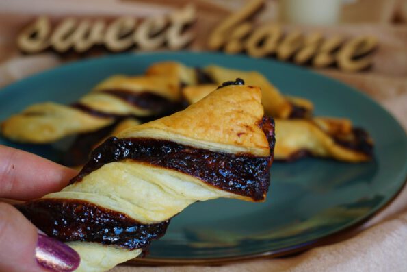 Blätterteig Rezept mit Pflaumenmus
