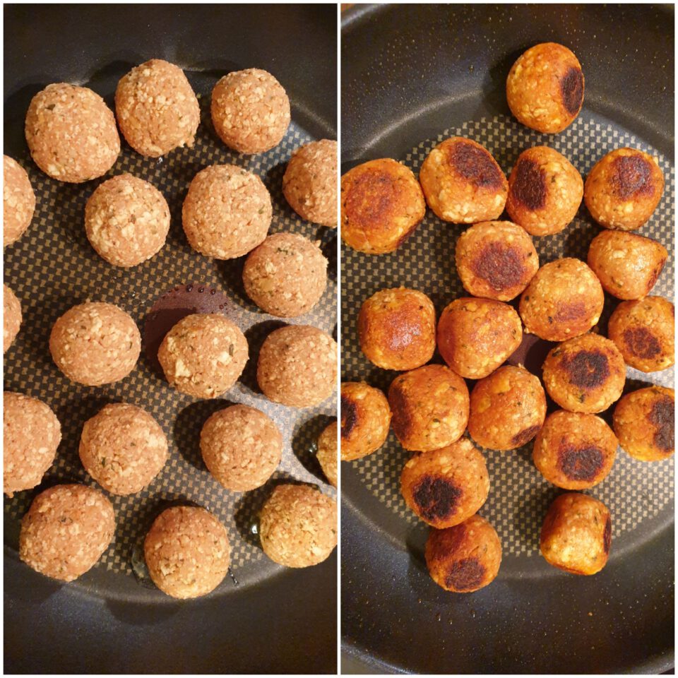 Tofu Bällchen für das Risotto Rezept