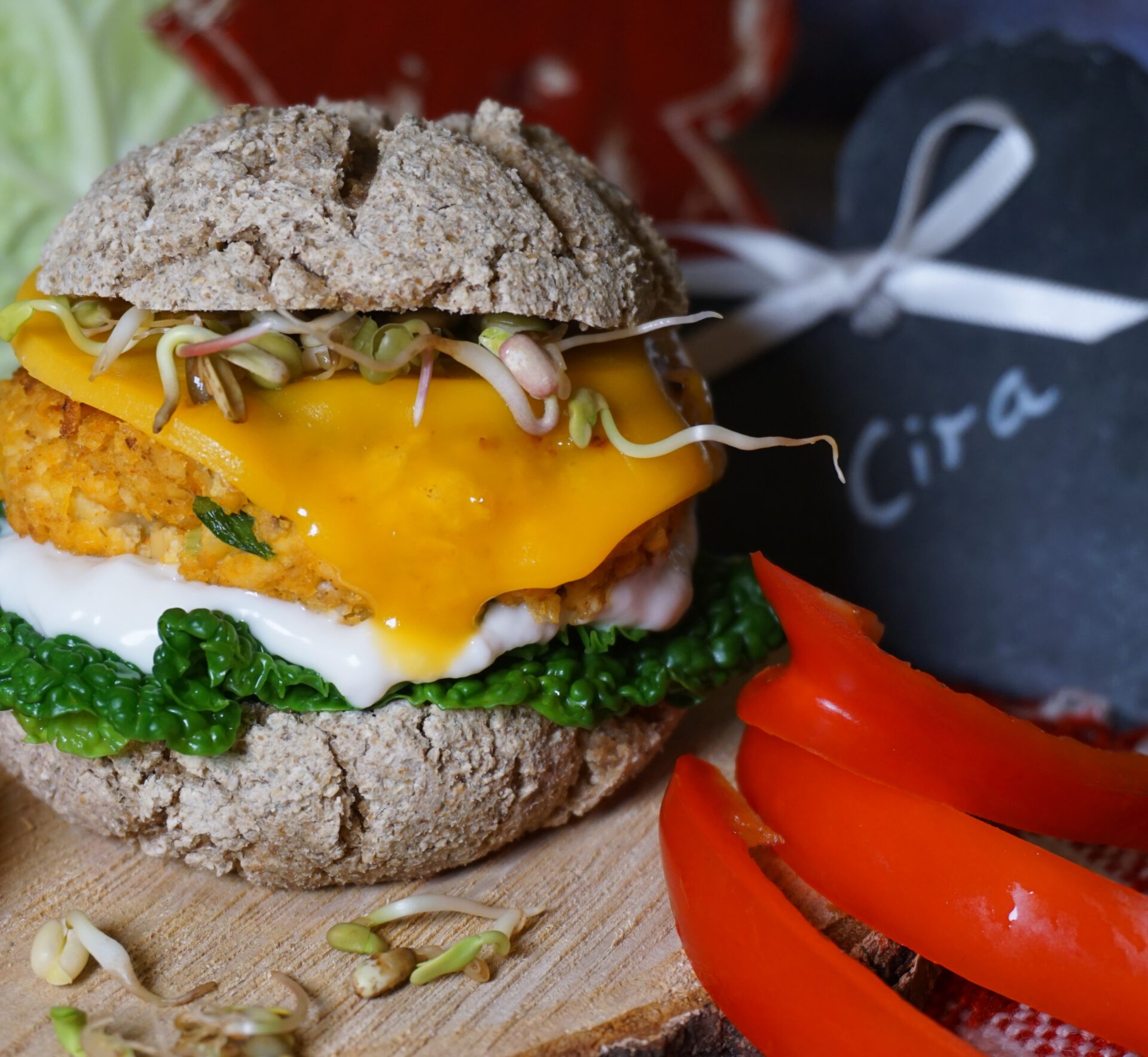 Vegane BurgerPatties mit Kichererbsen