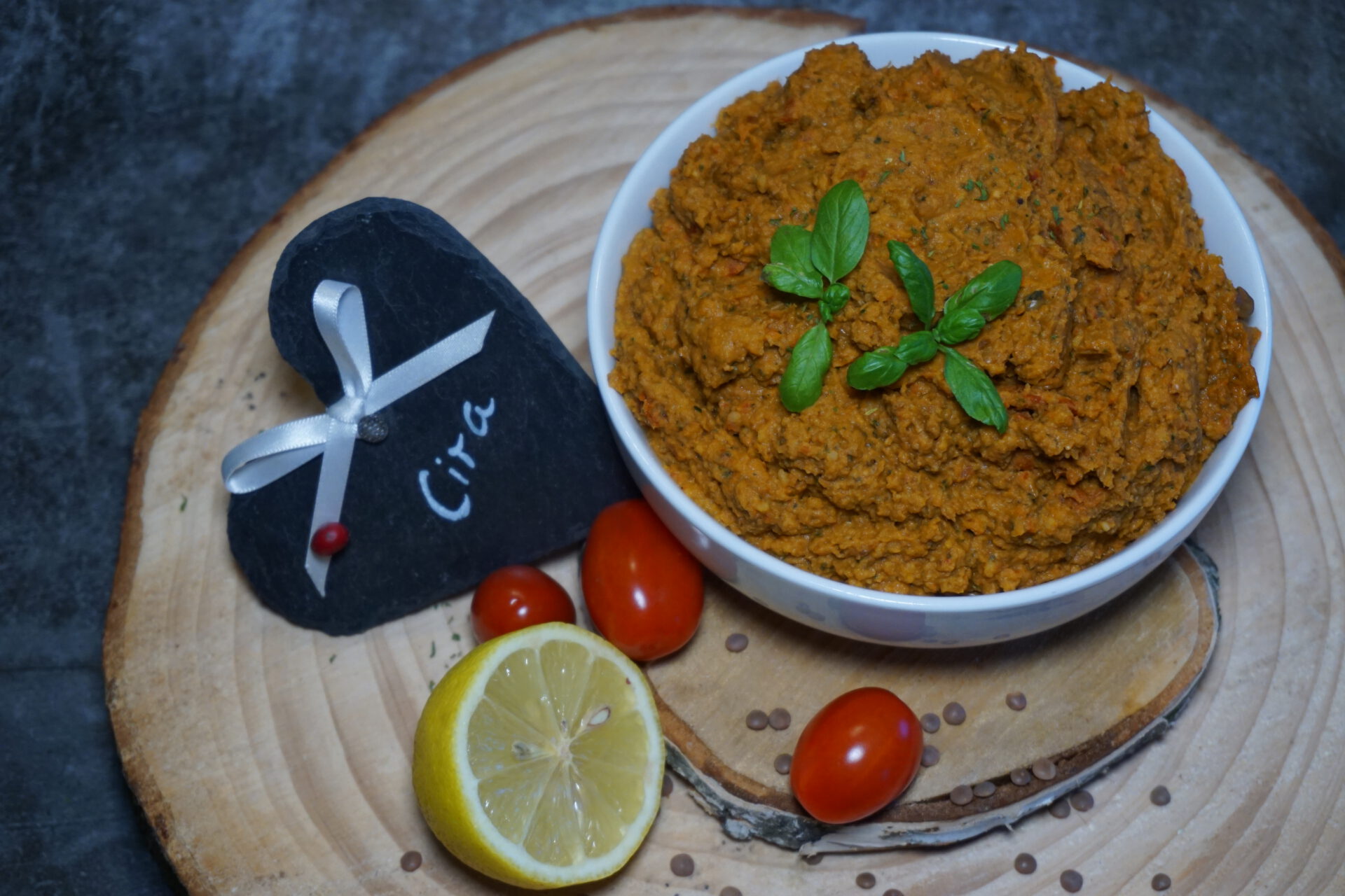 Tomaten Aufstrich mit Linsen