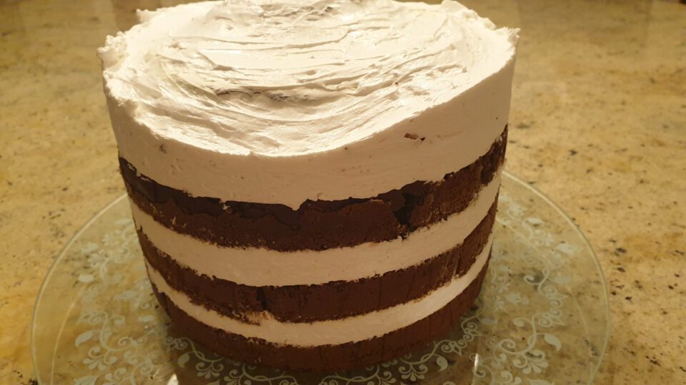 alter sack torte, zuschneiden