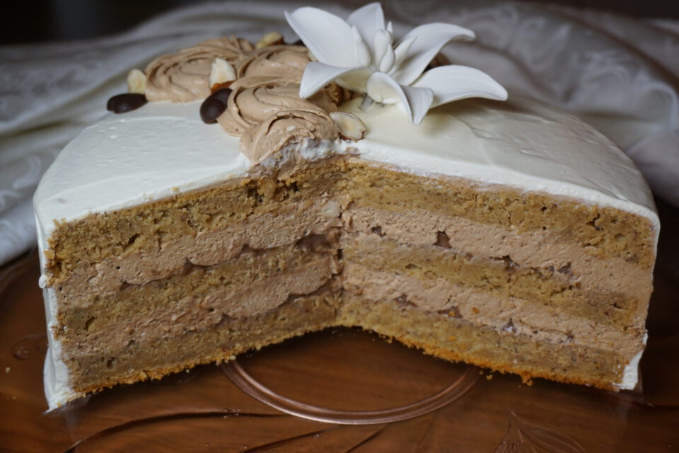 vegane torte anschnitt