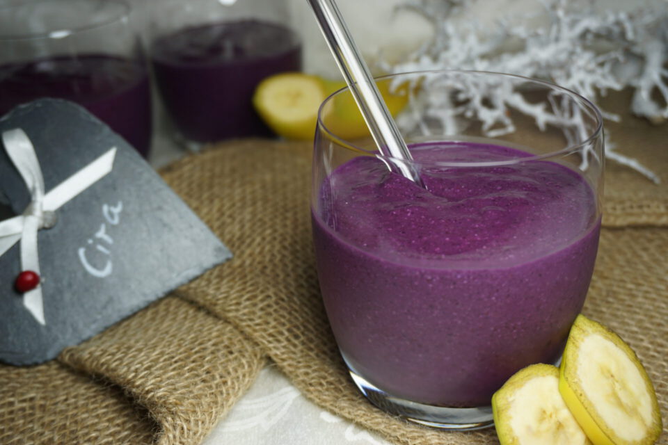 smoothie rezept mit blaubeeren und gurke