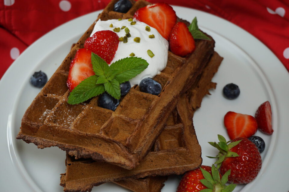 vegane waffeln ohne zucker