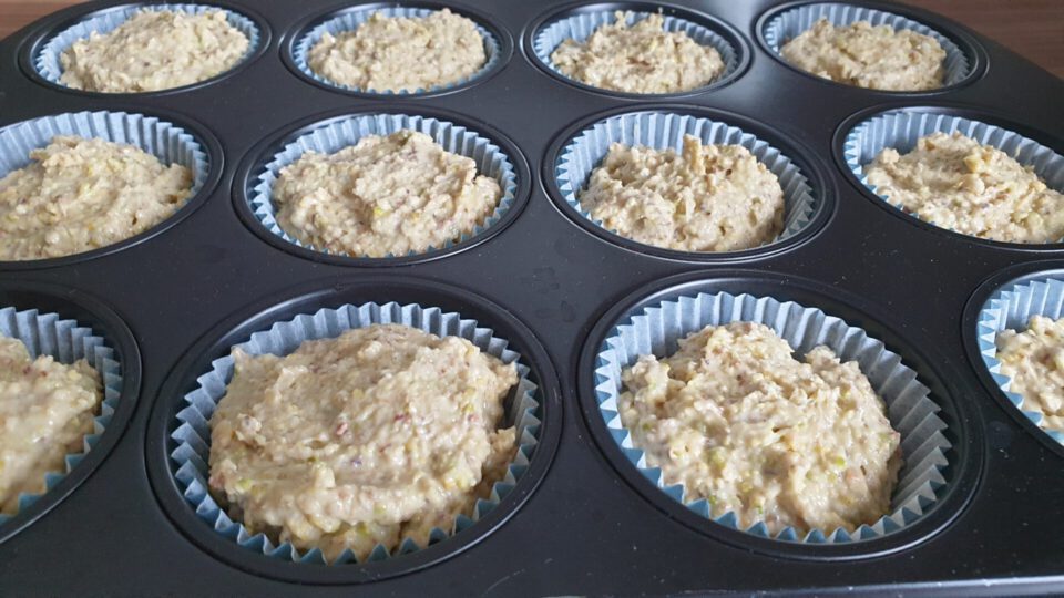 vegane pistazien muffins vor dem Backen