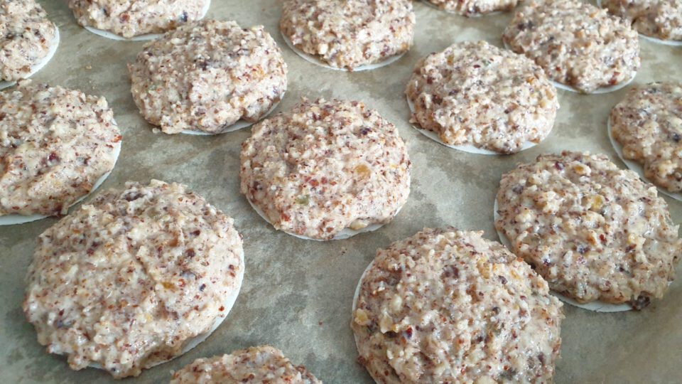 vegane elisen lebkuchen vor dem backen