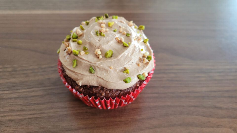 vegane cupcakes nach dem dekorieren