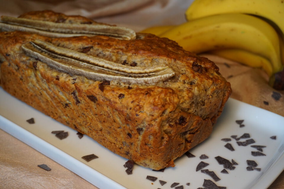 Veganes Bananenbrot ohne Zucker